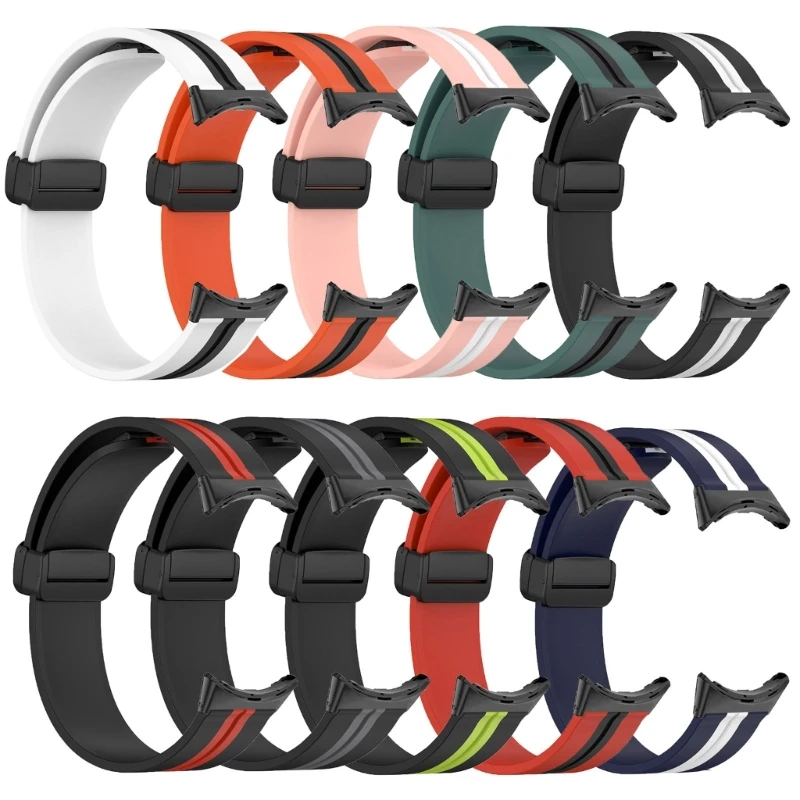 

Waterproof Wristband Compatible for Pixel Smartwatch Bracelet-Sports No Silicone Band Anti-scratch Sweatproof Strap