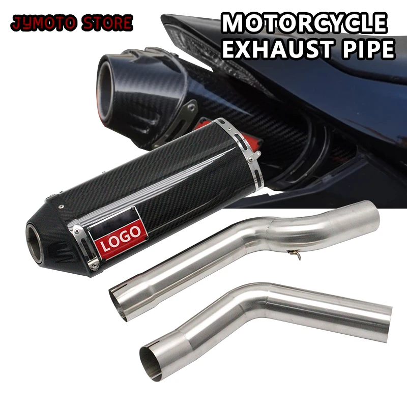 For Honda CBR600RR F5 2003 2004 2005-2015 CBR1000RR 2004-2007 Exhaust Middle Link Pipe Carbon Fiber Muffler DB Killer Catalyst