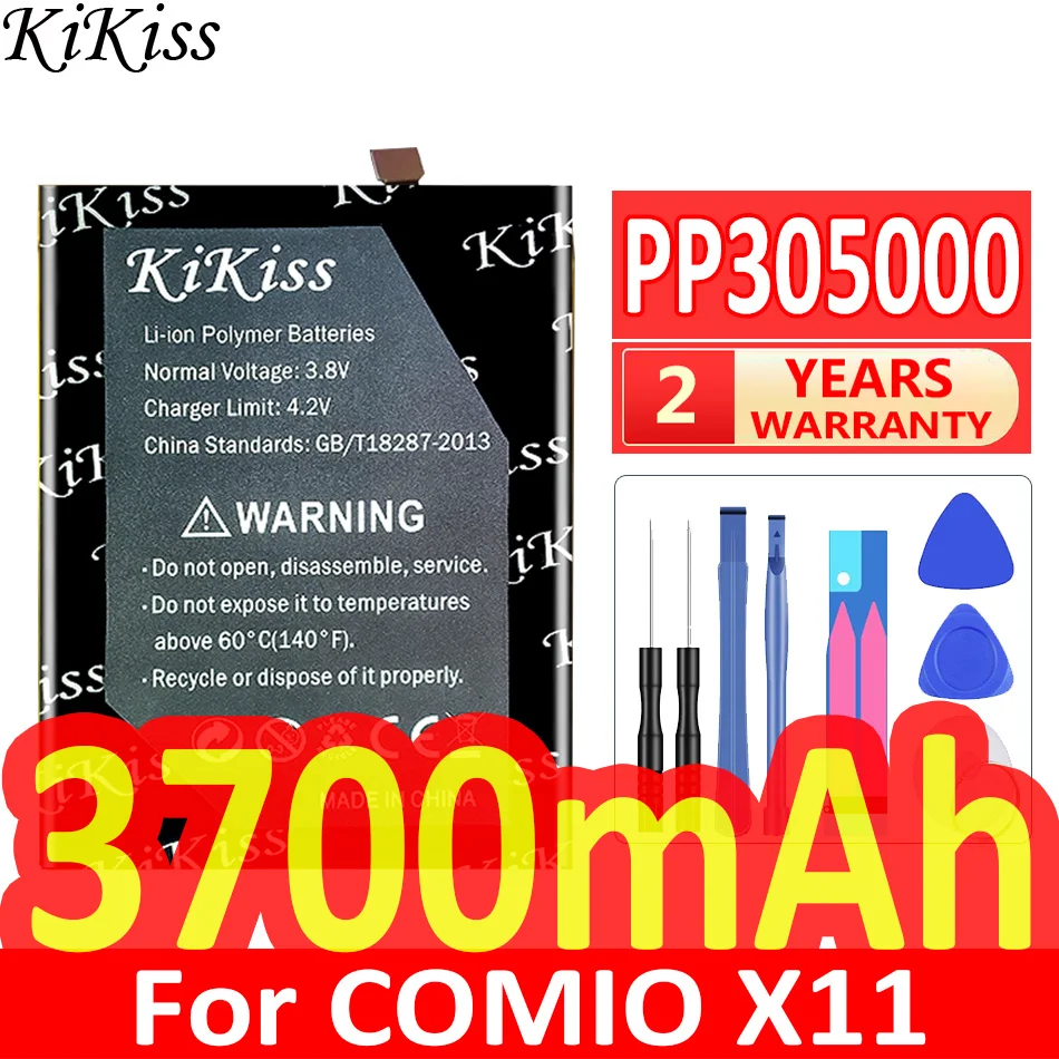 

Мощная батарея 3700mAh KiKiss PP305000 для COMIO X11 мобильный телефон