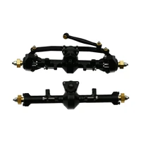 spgcm front rear axle 124 simulation model 4wd axial scx24 90081 aluminum alloy with rear cover
