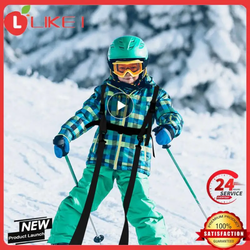 

Ski Belt Nylon Handle Design Ski Traction Rope Multi-function Traction Chest Rope Ski Training Belt Polyester Durable Adjustable