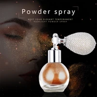 fashion highlighter powder spray high gloss glitter powder spray shimmer sparkle powder makeup for face body highlight makeup