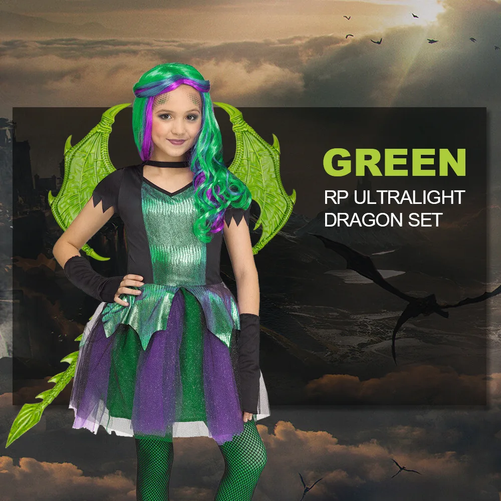 Фото Крылья дракона, хвост динозавра, платье дракона с животными, крылья для детского сада, реквизит для выступлений для детей, аксессуары, Хэллоуин, карнавал №1