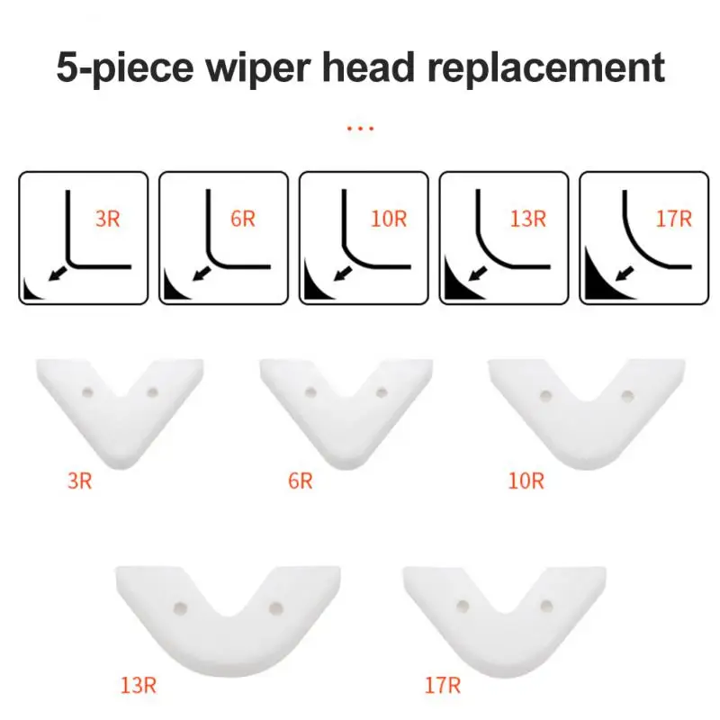 5 In 1 Silicone Scraper And Glue Remover Knife Angle Beauty Sewing Spatula Tool Four-piece Scoop Hand Tools | Дом и сад