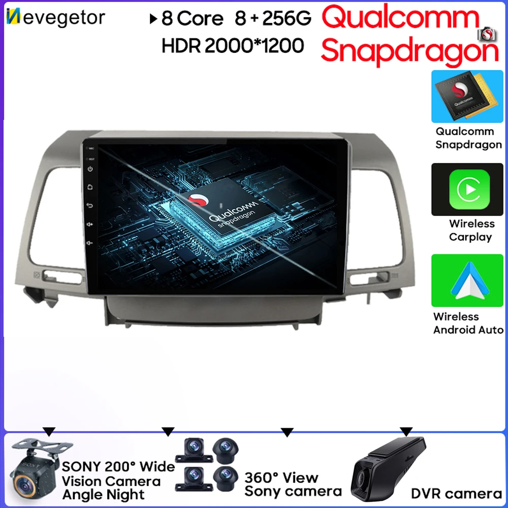 Carplay Head Unit 8 Core Bluetooth No 2din Dvd