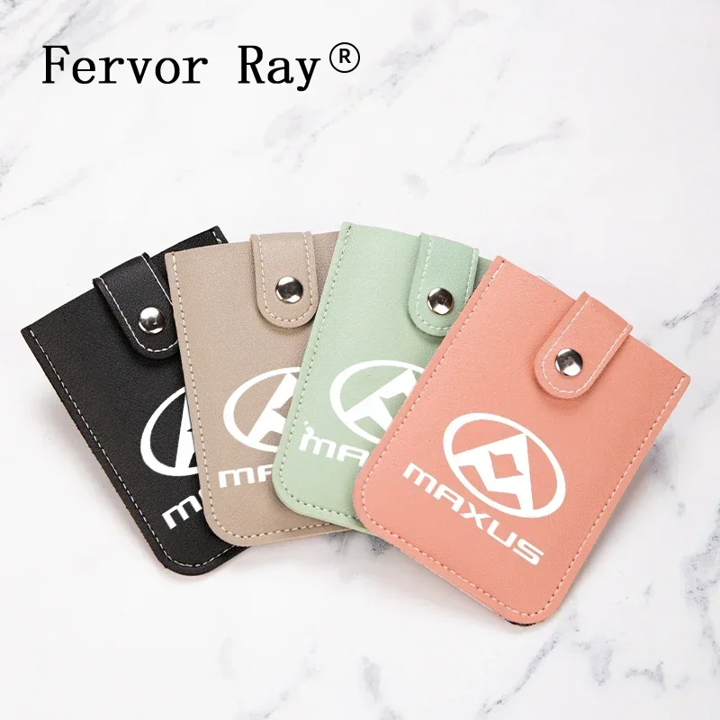 

For Maxus T60 D60 D90 2022 D20 T70 T90 G10 G20 G50 G90 V80 V90 Euniq Leather Credit Card Holder Bank Cardholder Case Walle