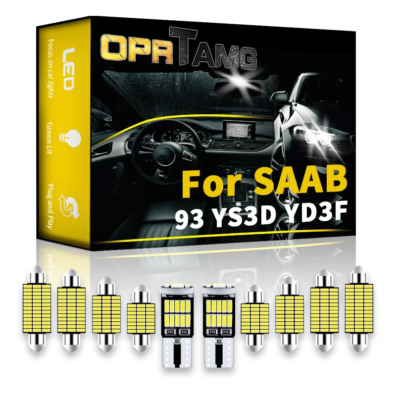 

Автомобильная лампа Canbus для SAAB 93 YS3D YD3F 1994-2010 2011 2012 2014-2022