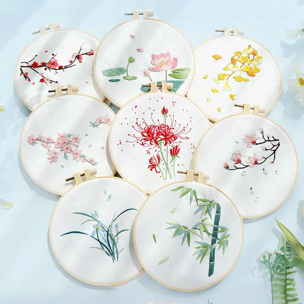 

Delicate Needlework Tools Artcraft DIY Embroidery Kit Cross Stitch Hand Embroidery Embroidery Hoop