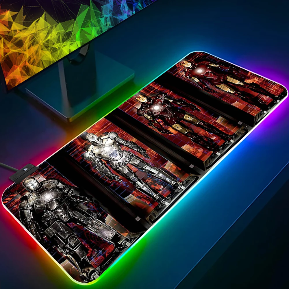 Коврик для мыши и клавиатуры с подсветкой из резины со светодиодной |