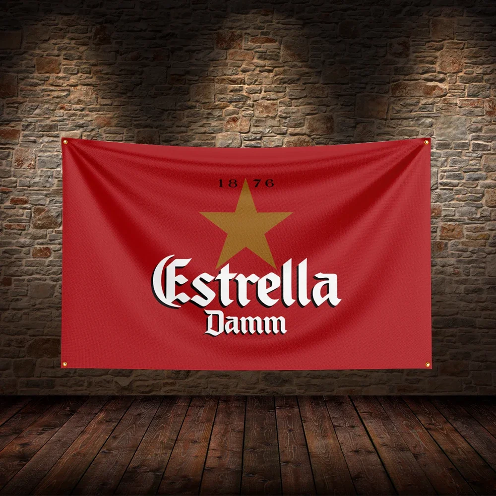 Флаг E-Estellas из полиэстера печатные пивные флаги для вина декор комнаты гаража 3 Х5