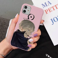 fhnblj anime jujutsu kaisen inumaki toge phone case for iphone 11 12 13 mini pro xs max 8 7 6 6s plus x xr solid candy color