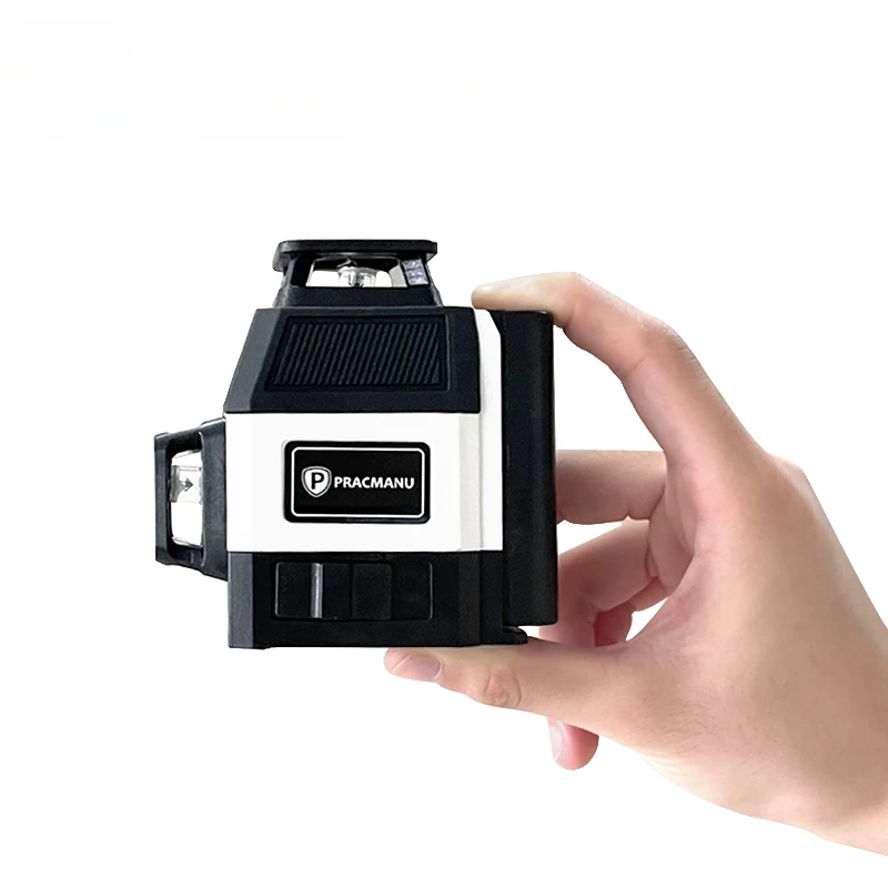 Мини-лазерный уровень Pracmanu 12 линий 3D горизонтальный самовыравнивающийся 360° °