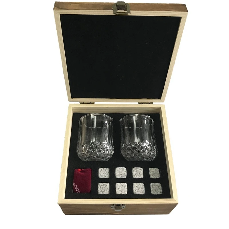 

Подарочный набор для виски, многоразовые камни для виски, в деревянной коробке