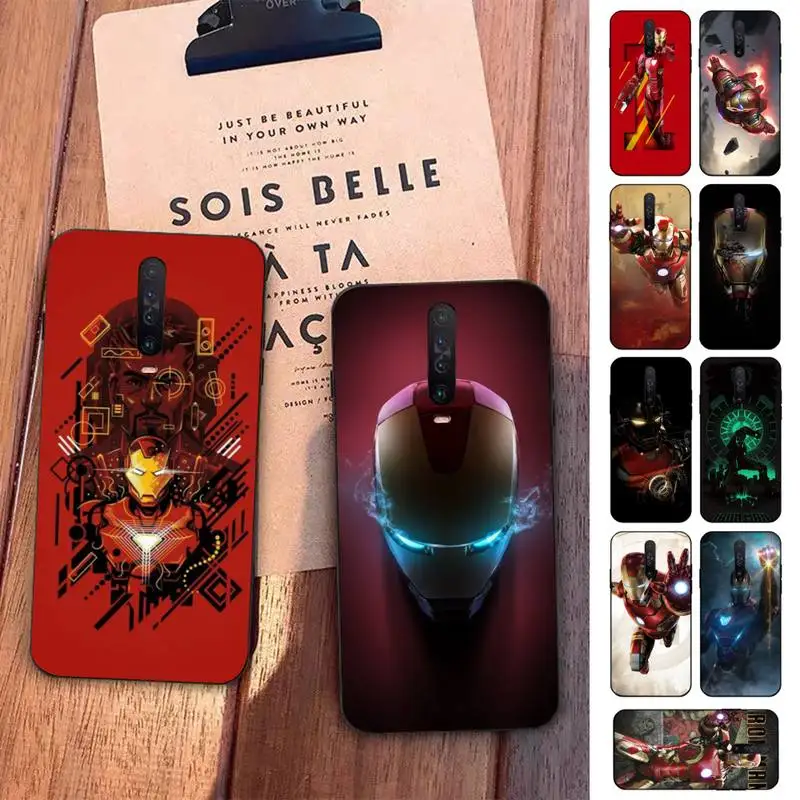 

Disney Iron Man Phone Case for Redmi 5 6 7 8 9 A 5plus K20 4X S2 GO 6 K30 pro