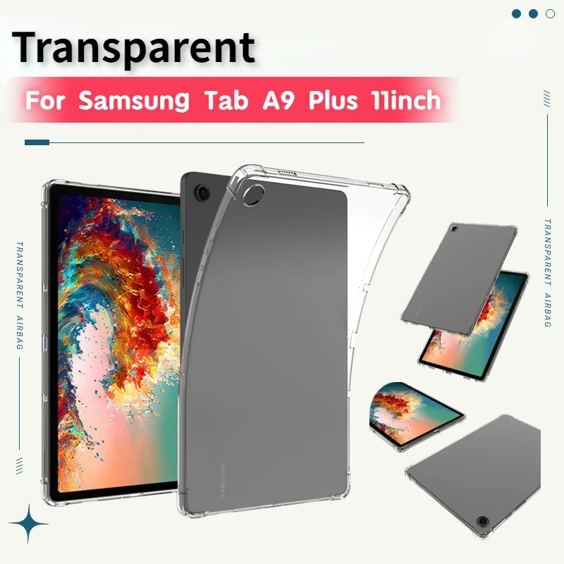 Противоударный силиконовый чехол для Samsung Galaxy Tab A9 + 2023 11 дюймов Plus SM-X216 X210 планшета