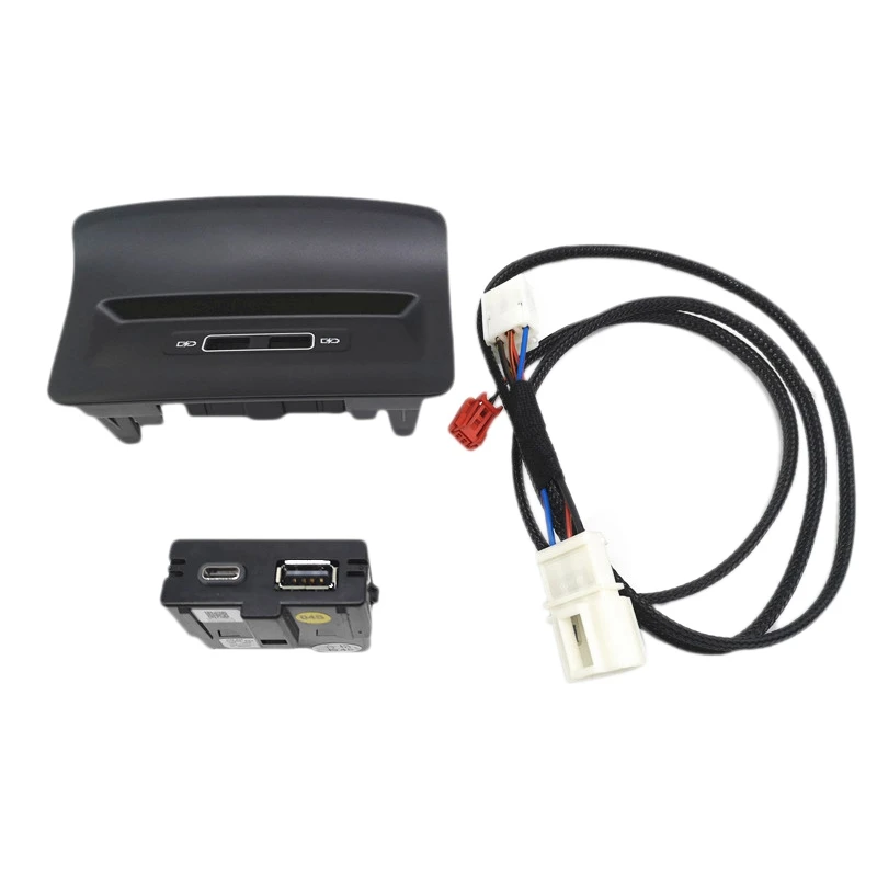 

Car Rear Seats USB Type-C Socket Armerst USB Adapter for Skoda Kodiaq Karoq 5QD 035 726 L