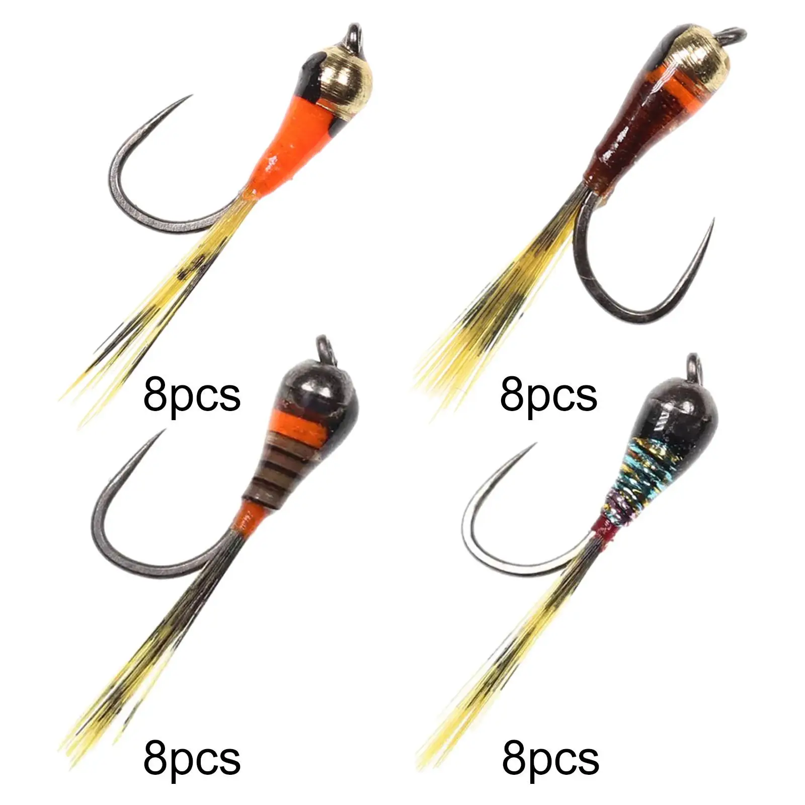 

Искусственная балансировочная приманка для подледной рыбалки, 6 шт., твердые крючки для зимней рыбалки