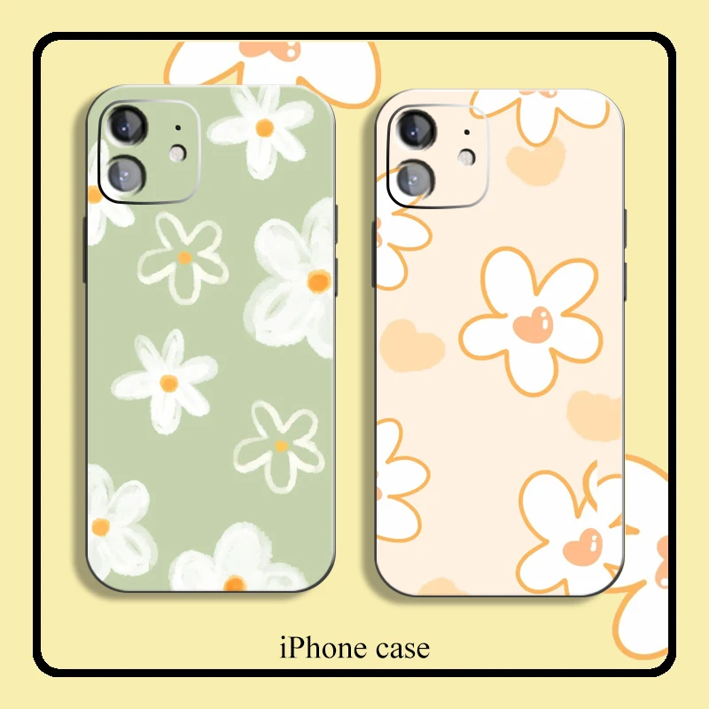 

Цветной чехол для телефона с цветами для iPhone 12 Pro Max 11 Pro 13 Mini X XR XS 7 8 6 6s Plus SE 2020, мягкий силиконовый чехол-накладка