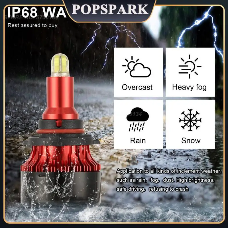

New Arrival 8 Sides Headlight Bulbs 60W 18000LM 6500K H11 H1 9005 9006 H7 LED Headlight Kit Fog Lights