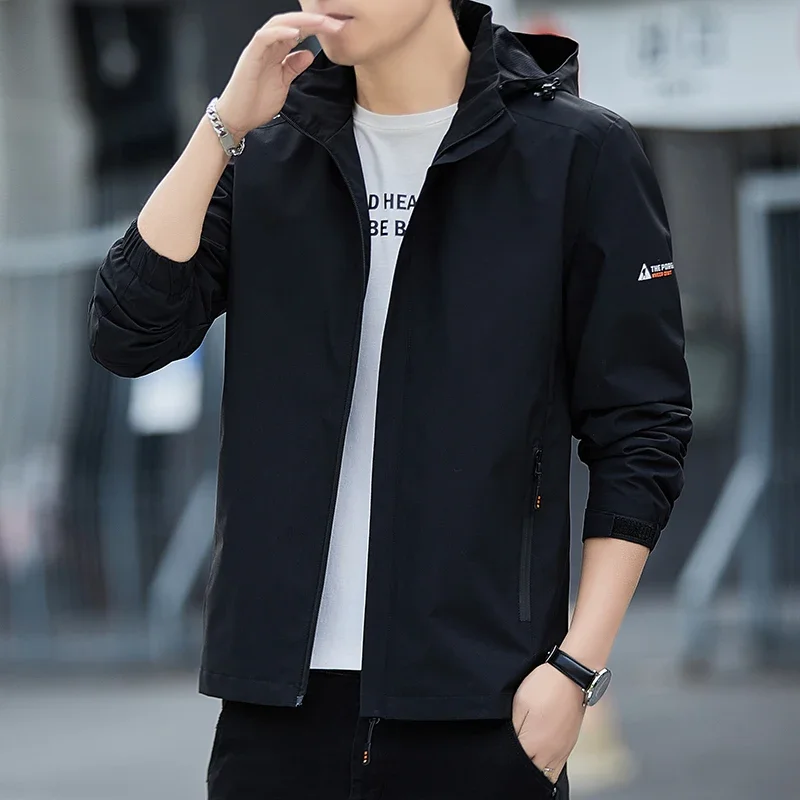 Повседневная Новинка весна-осень 2024 модная спортивная куртка с капюшоном для