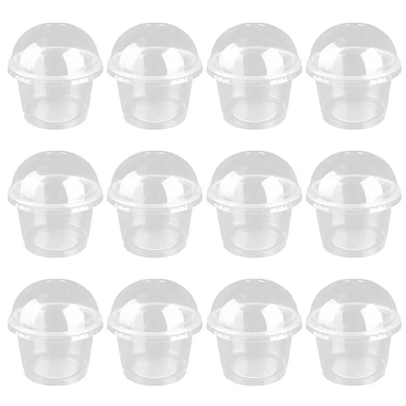 

Одноразовые прозрачные чашки для салата с крышкой, 250 мл, 20 шт.