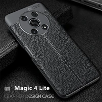for honor magic 4 lite 5g case cover for huawei honor magic 4 lite bumper soft tpu leather for fundas honor magic 4 lite cover