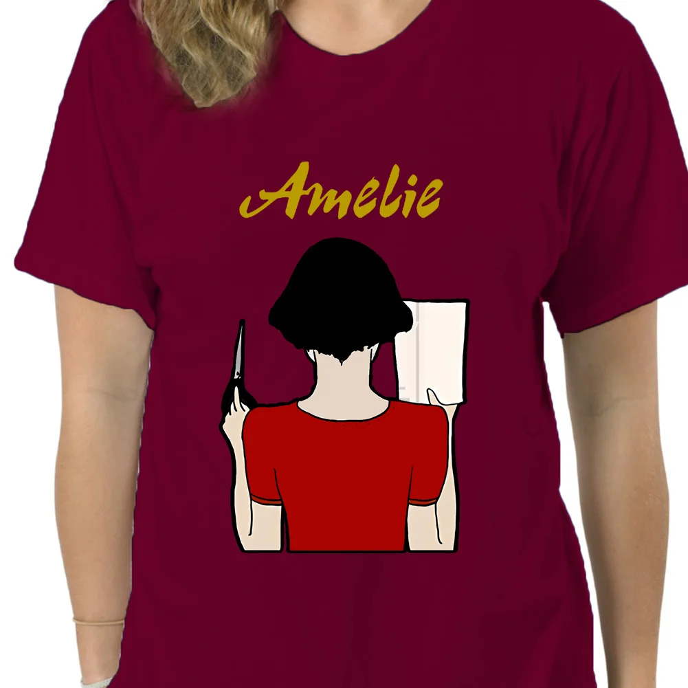 

Póster de película Amelie V2 2001, camiseta blanca Zink, todas las tallas S, 4Xl, 0653R