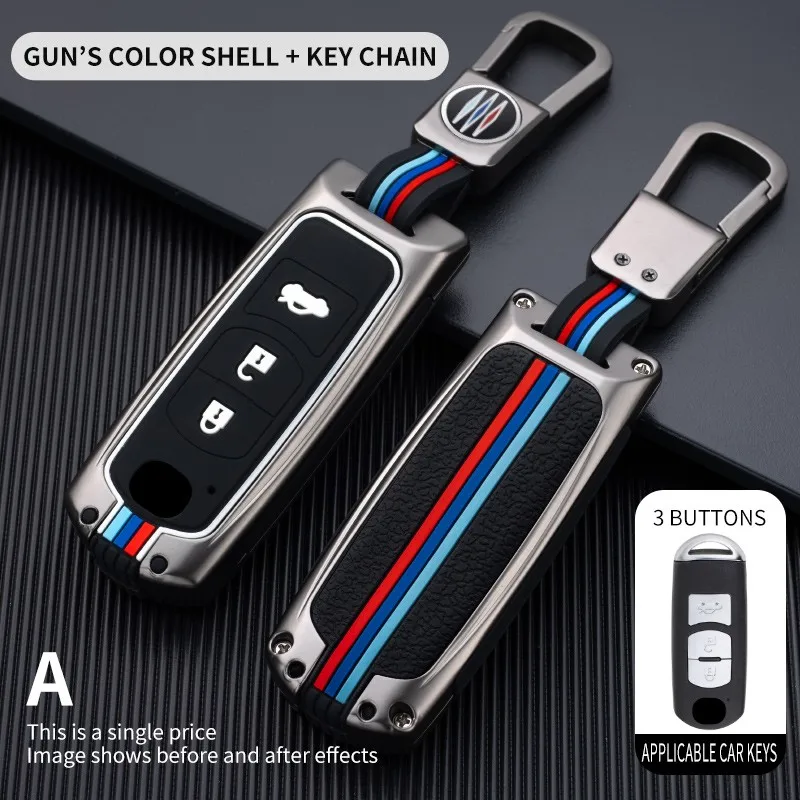 

UMQ Car Key Case Cover Key Bag For mazda 2 3 5 6 gh gj cx3 cx5 cx9 cx-5 cx 2020 Accessories Holder Shell Protect Set Car-Styling