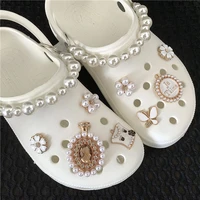 trendy rhinestone croc charms designer diy quality women shoes charms for anime chain clogs buckle kids boys girls gifts