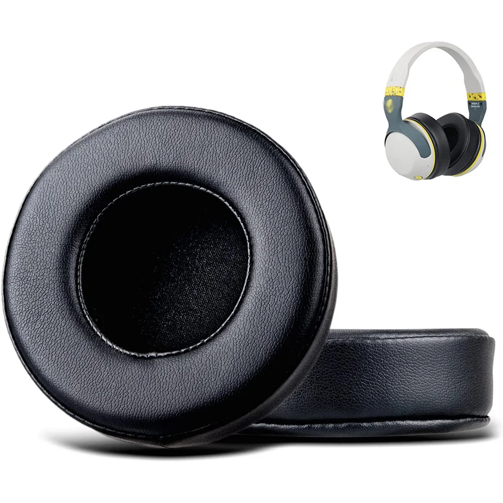 

Replacement Earpads For Skullcandy Hesh 2 Wireless Headset Sponge Protein Leather Cushions Compatible With Hesh 2.0 Headphones