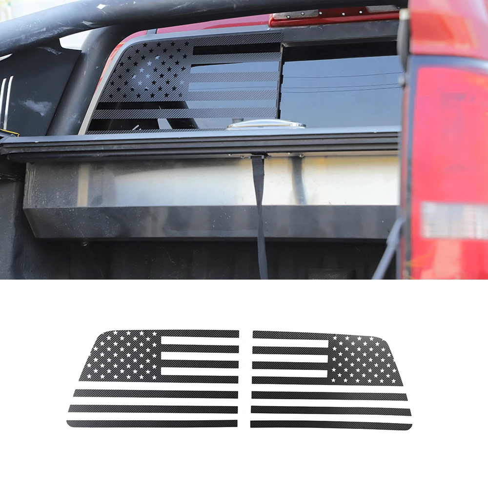 

for Chevrolet Colorado 2014 2015 2016 2017 2018 2019 2020 2021 2022 Car Exterior Rear Triangular Glass Cover Decoration Stickers