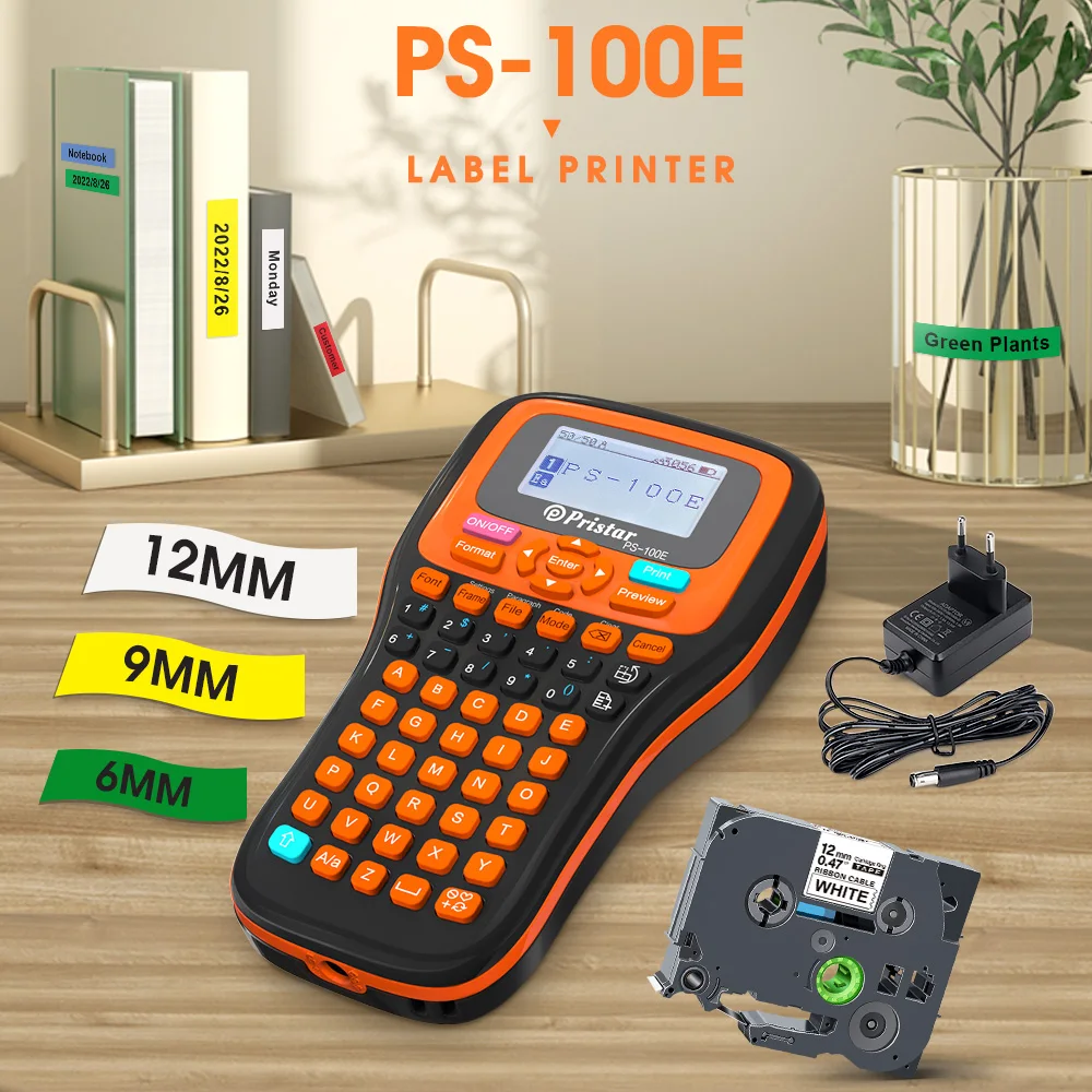 S Ps-100e Replace For Brother P-touch Label Maker Portable W