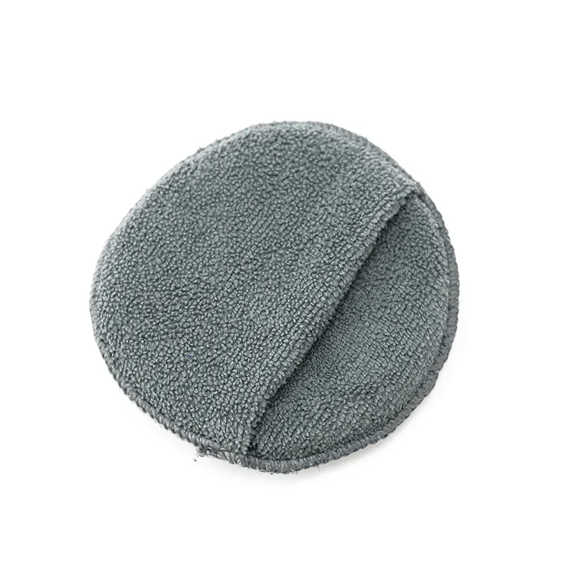 Губки для автомобиля, 5 дюймов, восковые аппликаторы для детейлинга автомобиля, круглые карманные губки, инструменты для очистки автомобиля