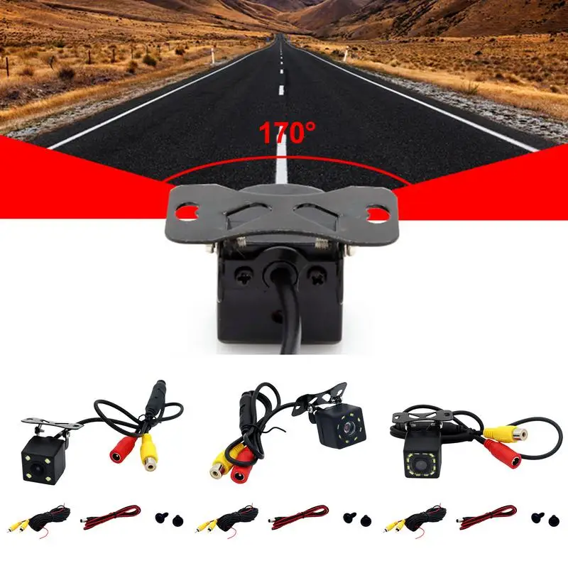 

Car Reversing Camera Automotive Rear View Backup Camera Vehicles 170 Degree Waterproof Back Monitoring Camera Car Accessories
