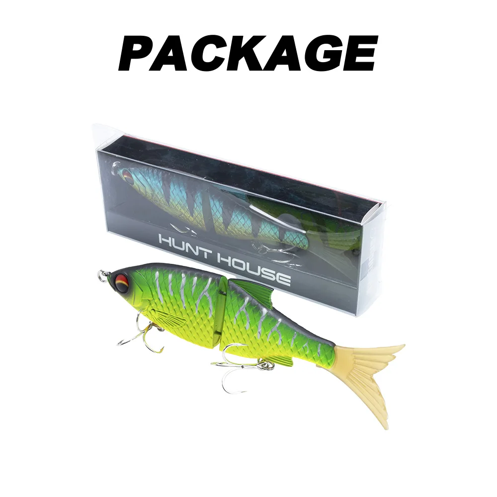 Воблер Hunthouse FLEXTAIL 135 Pencil Swimbait, 135 мм28 г, 2-секционный, тонущий, для морской рыбалки на сибаса (art.: 3920dbfb74c37) - 3920dbfb74c37