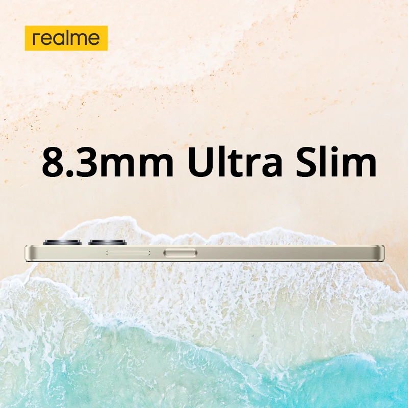 Kup Realme C33 Smartphone 50MP Aparat Boczny Odcisk Palca Odblokuj Chipset Unisoc T612 5000mAh Bateria 16.5cm 6.5 ''pełnoekranowy Telefon Komórkowy