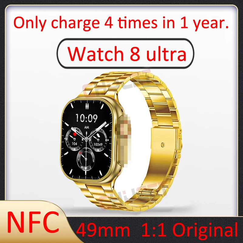 

CHYCET GN8 Smartwatch Ultra Series 8 NFC Smart Watch Men Women 100 Days Standby Fitness Tracker Clock For Apple Watch PK HK8PRO