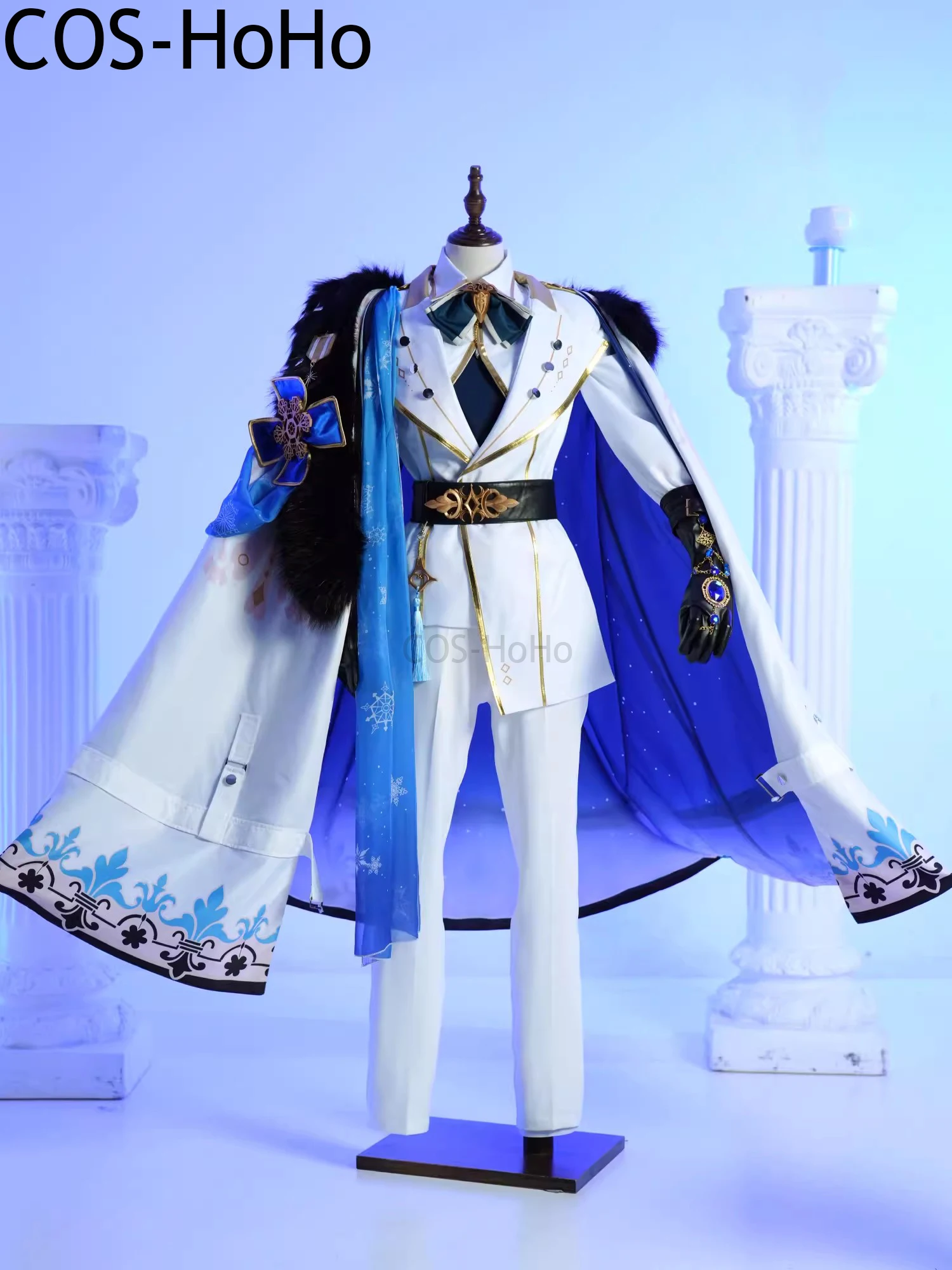 COS-HoHo Nu: Карнавальный игровой костюм Эдмонда, великолепная красивая униформа, карнавальный костюм, наряд для ролевых игр на Хэллоуин, XS-XXL (art.: 3920d075bf002) - 3920d075bf002