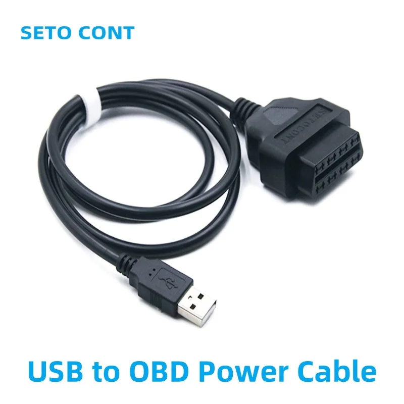1 м OBD2 16-контактный разъем «мама» к USB-кабелю для автомобильного компьютера OBD-конвертер Разъем питания Кабель для зарядки для авто GPS-конвертера (art.: 3920cd141aa3e) - 3920cd141aa3e