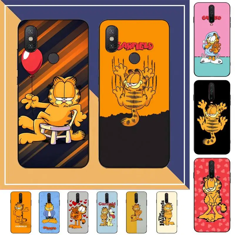 

BANDAI Garfield Phone Case for Redmi Note 8 7 9 4 6 pro max T X 5A 3 10 lite pro