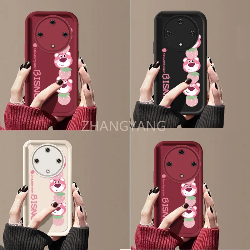 Фотообои для Honor X9b X9a X9 с милым мультяшным медведем телефонная фотокамера