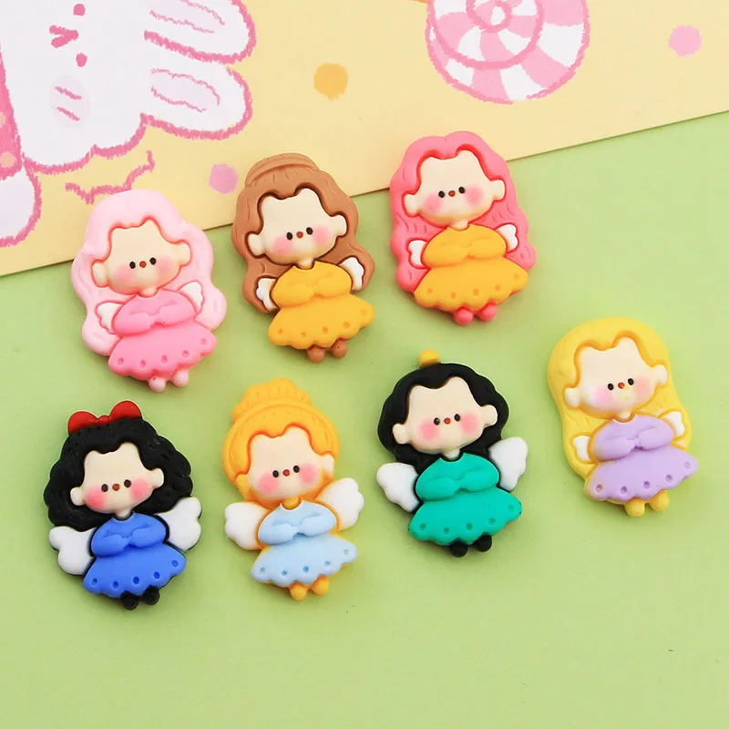 

Бесплатная доставка 100 шт./лот новые милые полимерные мини Мультяшные с плоской задней стороной резиновые DIY свадебные заколки аксессуары д...