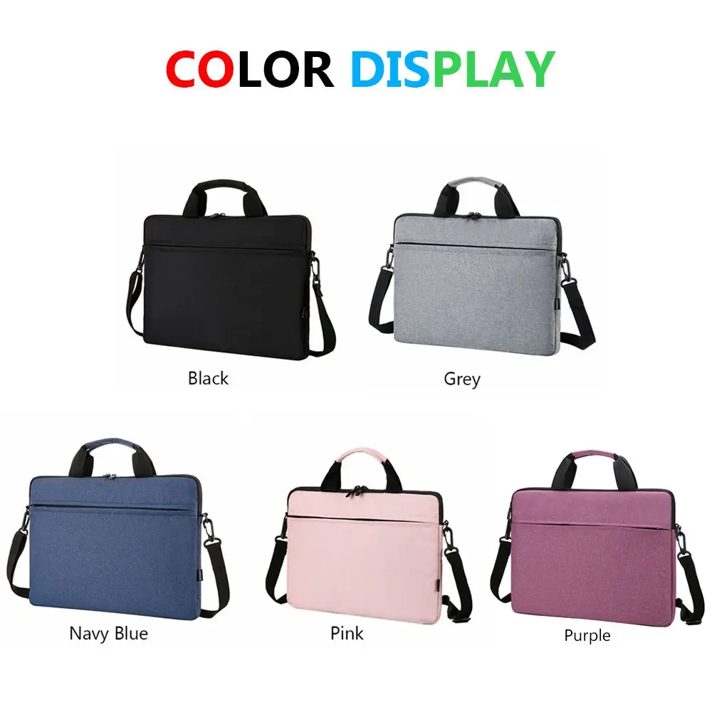 Laptop Bag Sleeve Case Shoulder HandBag Notebook Pouch Briefcases 133 14 156 inch For Lenovo HP Huawei Asus Dell Samsung images - 6