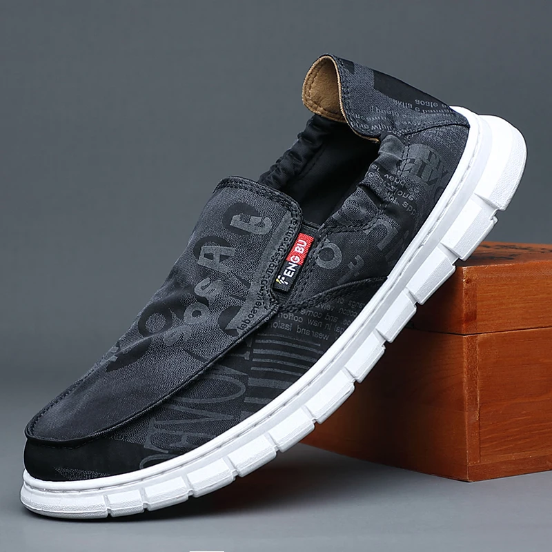 

Модные роскошные стильные дизайнерские дышащие мужские кроссовки, лоферы, уличная мужская повседневная холщовая обувь на плоской вулканизированной подошве