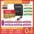 Карта памяти Microsd SanDisk, U3, 4K, V30, 128 ГБ, 256 ГБ, 32 ГБ, 64 ГБ, 400 ГБ, 512 ГБ