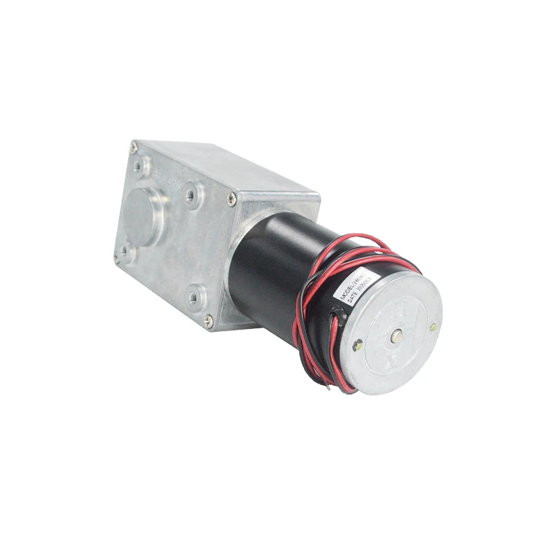 A5882-45 High Torque Low speed 24V DC worm gearbox with PMDC Turbine Electric Motor 12V Right angle worm geared motor