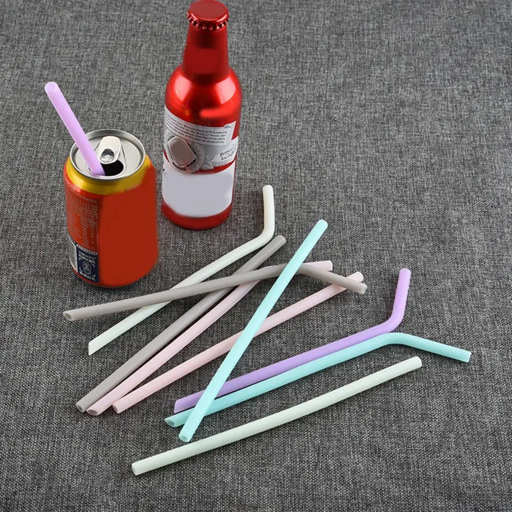 

5 шт., силиконовые соломинки для перемешивания напитков