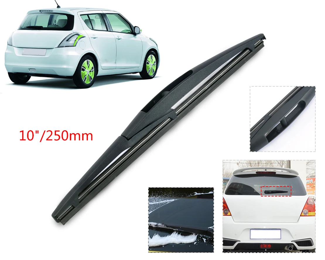 

CITALL 10 "/250 мм щетка стеклоочистителя для заднего стекла и дождя для Suzuki Swift 2005 2006 2007 2008 2009 2010 2011 2012 2013 2014