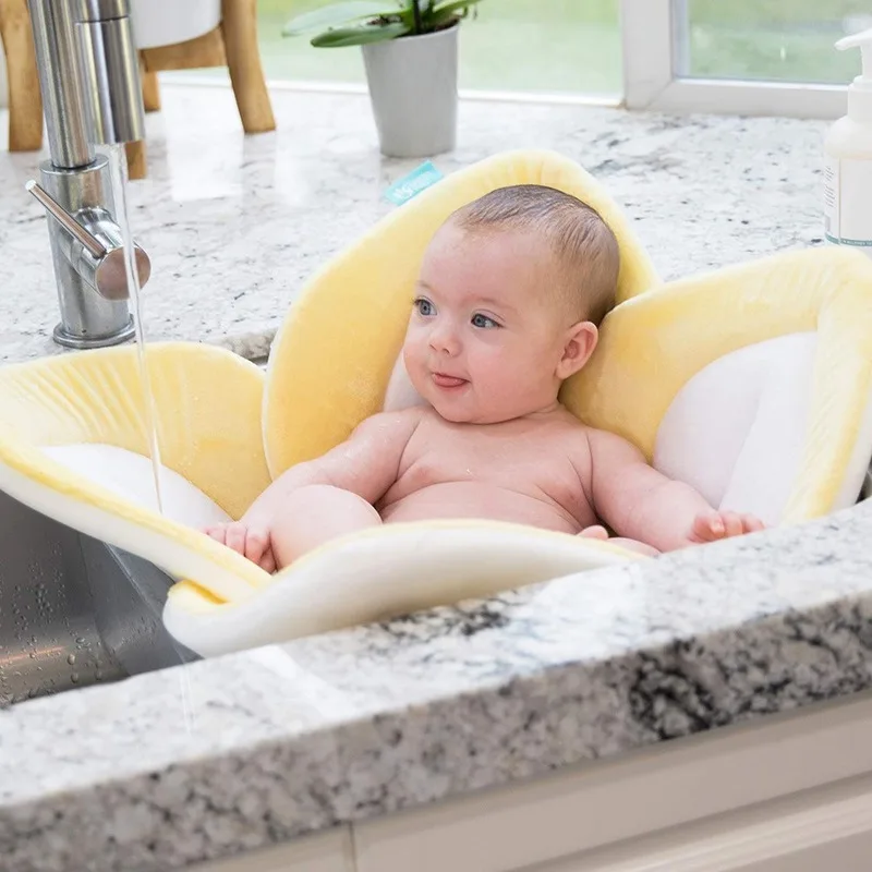 Детские ванночки, Коврик для ванны, Нескользящая Ванна, безопасное сиденье для ванны для новорожденных, переносная воздушная подушка для де... от AliExpress WW