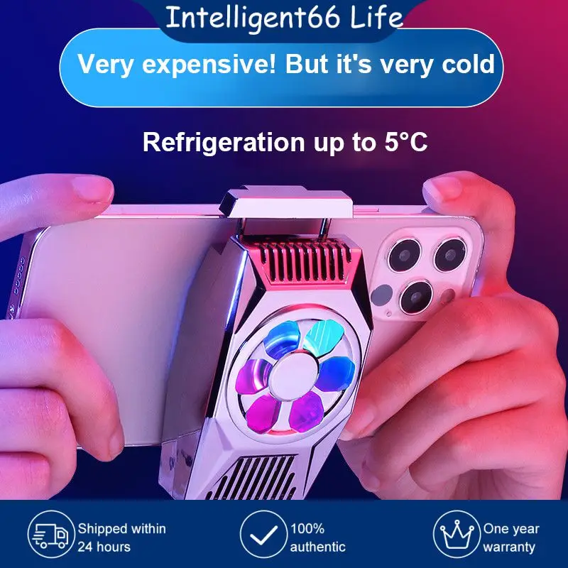 

No Delay Mobile Phone Cooler Usb Powered Low Power Consumption Semiconductor Heat Sink Game Accessories Portable Fan